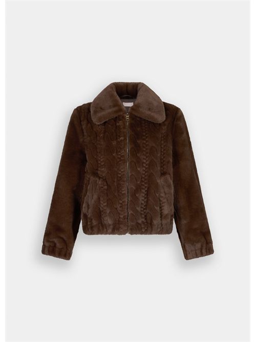 Bomber in teddy con trecce LIU JO | MF5094E1044/90915